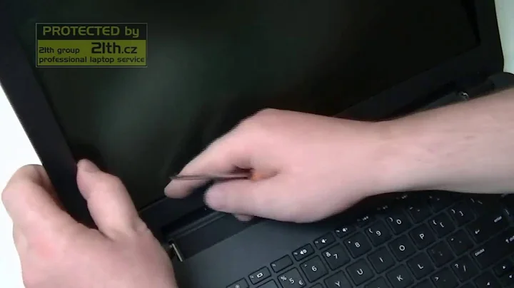 How to replace display LCD on HP 250 255 G4, screen replacement DIY
