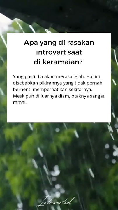 yang di rasakan introvert di keramaian #short #introvert #storywa #quotes