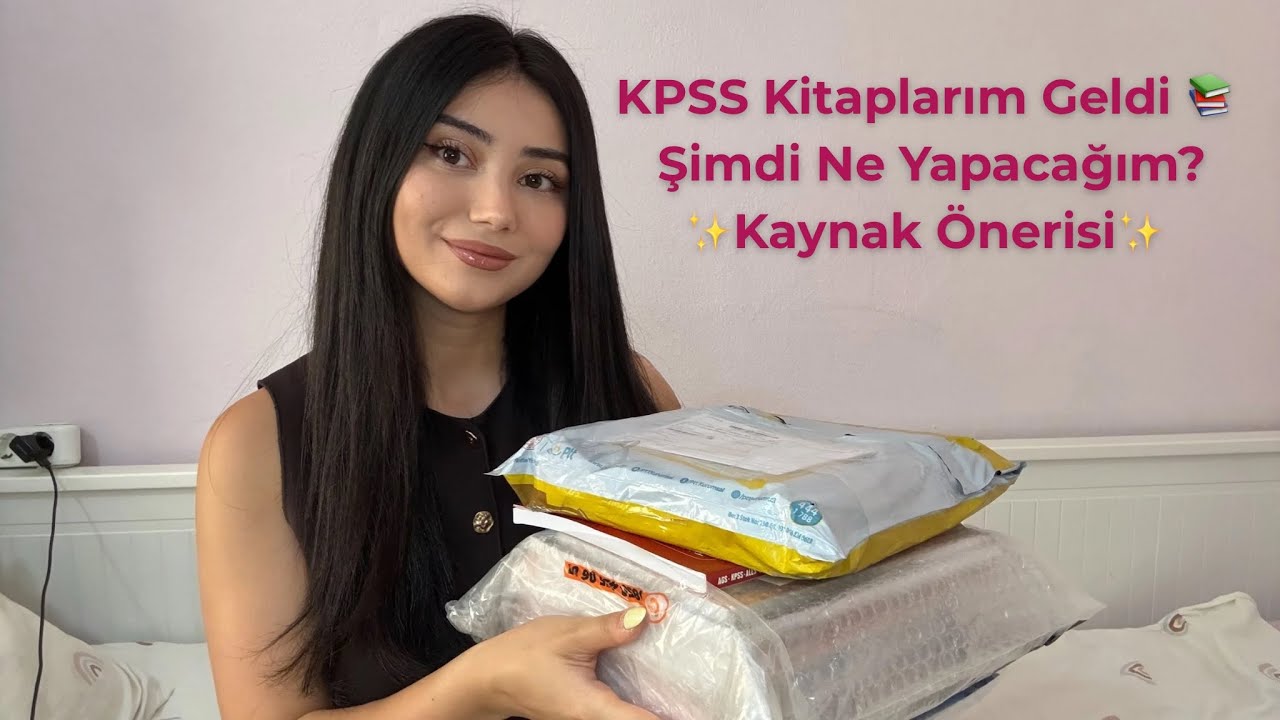 KPSS KİTAPLARIM GELDİ 📚| Şimdi Ne Yapacağım? | Kaynak Önerisi ✨