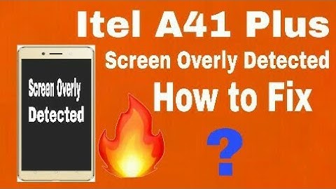 Itel A41 Plus Screen overly detected ? How to Fix ? 100% working tips ? ( Hindi/Urdu)