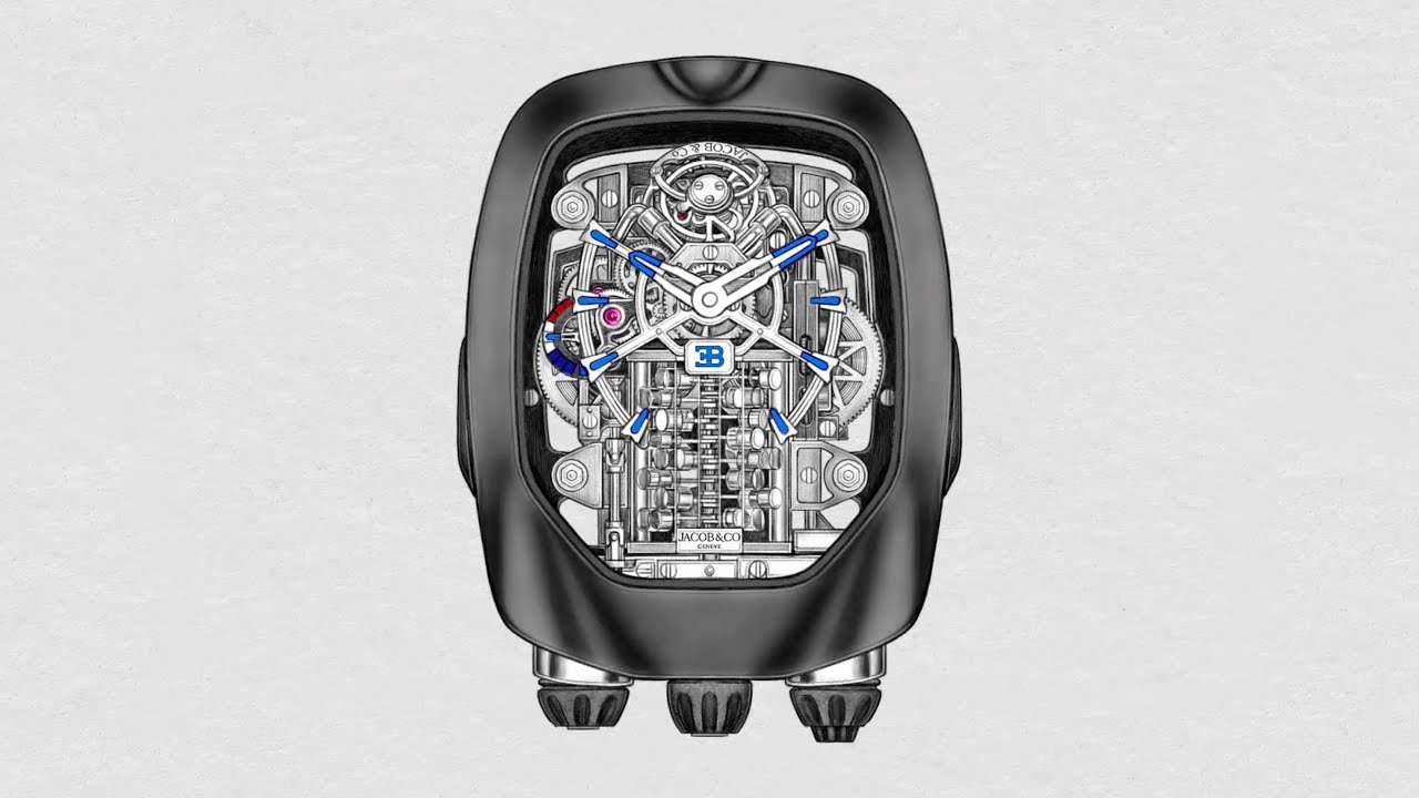Sketching the Jacob & Co. Bugatti Chiron Timepiece