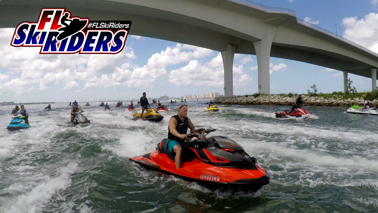 FL Ski Riders Dunedin Causeway Jet Ski Invasion YouTube
