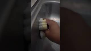 HOW TO REMOVE RUST STAINS FROM YOUR STAINLESS STEEL SINK #scrubdaddy #scrubdaddypartner #cleaning