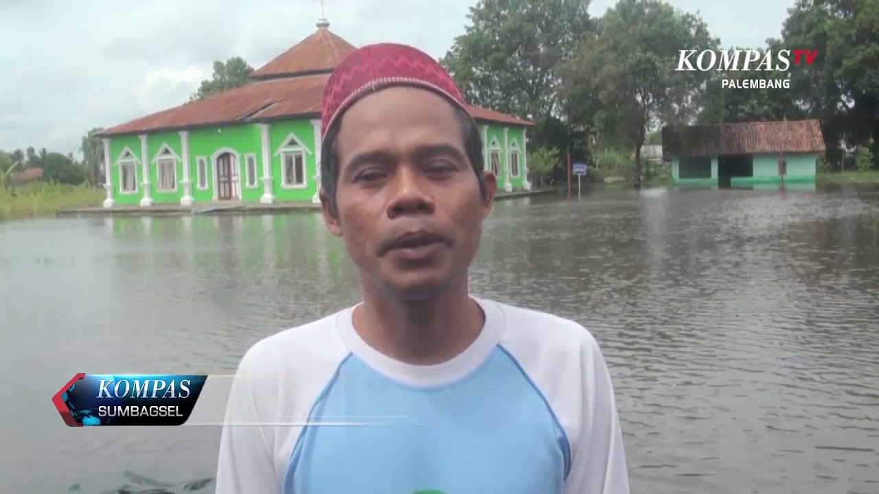 BANJIR DI KAYU AGUNG RENDAM PONDOK PESANTREN