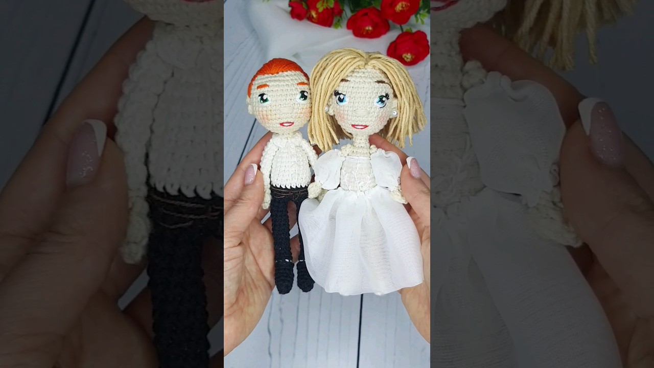 Свадебные куколки по фото. Авторская работа.