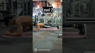 Plank Levels Beginner to Advance 💪🏻🔥 #fitness #shorts