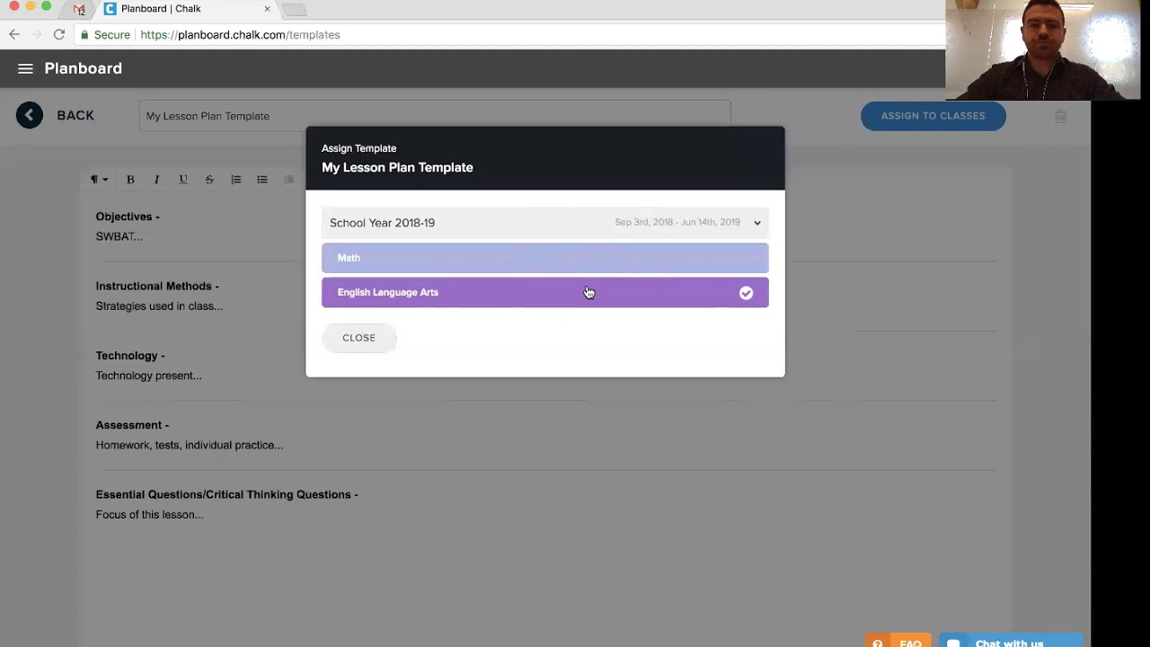 How to create and assign Lesson Templates [Support] - YouTube