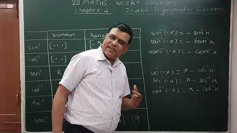 Class 12 maths ncert Solutions / exercise 2.1  / inverse trigonometric functions