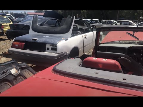 Ford Capri / Mercury Capri Junkyard parts hunt Part 3 - YouTube