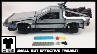 LEGO Back to the Future Time Machine  Small Modifications, Big Improvement!