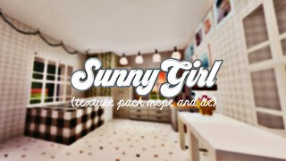 {🌿} Sunny Girl Texture Pack for mcpe(Aesthetic Texture Review) // Fiaracore screenshot 5