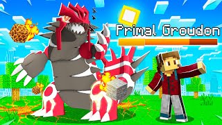 STARTING WITH A SHINY PRIMAL GROUDON - Minecraft Pixelmon Ep. 1