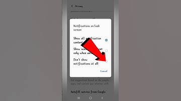 Lock Screen Par Koi Notification Na Dikhe | Hide Notification On Lock Screen | #sorts #viral