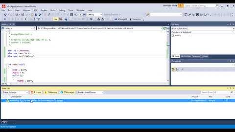 Blinking-LED-usando-Atmega16-and-Atmel-Studio y Proteus
