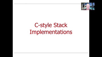 Evolution of Programming Abstraction Mechanisms: C-style Stack Implementations (Part 1)