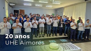 Usina Hidrelétrica de Aimorés completa 20 anos de operação no Vale do Rio Doce