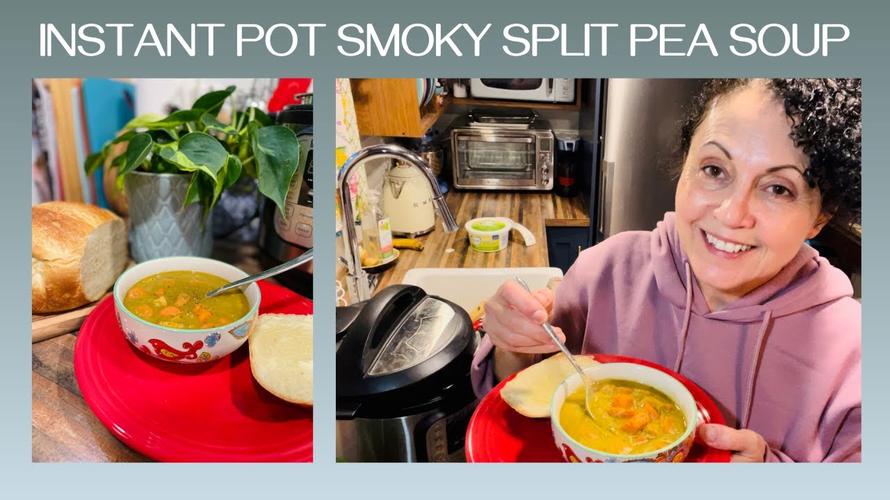 Instant Pot Creamy Split Pea Soup - Happy Foods Tube