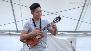 Video thumbnail of "フラガール Jake Shimabukuro「Hula Girl」いわき街なかコンサート 2016.10.1"