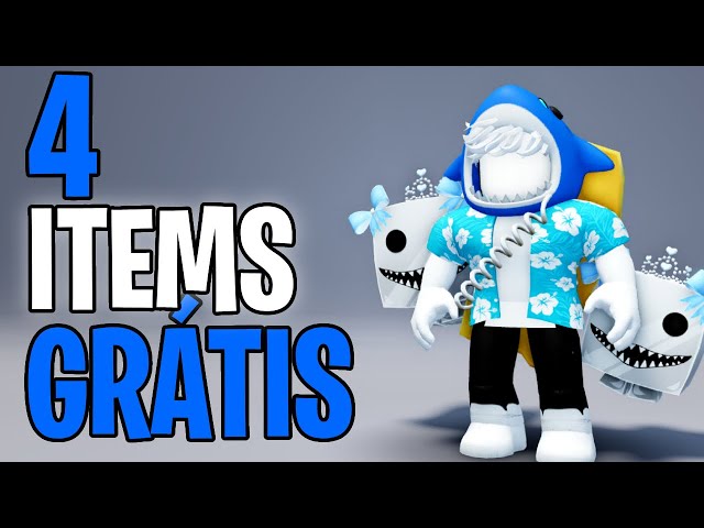 COMO PEGAR 4 ITEM GRÁTIS NO ROBLOX 