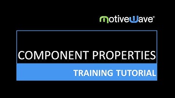 Component Properties in MotiveWave Software