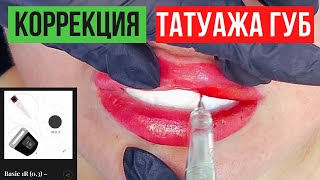 Коррекция татуажа губ, вся процедура и мои советы (Мастер класс по перманентному макияжу)