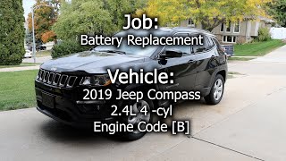 2019 Jeep Compass - Battery Replacement (slow sluggish starting, long cranking) by Insane Oil 279 views 3 months ago 6 minutes, 54 seconds