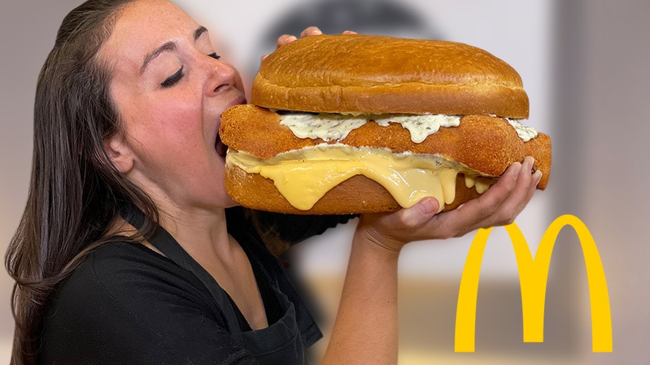 Giant Filet-O-Fish VERSUS Giant Filet-O-Fish | HellthyJunkFood