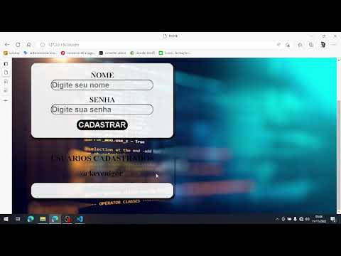 Listando os usuários cadastrados; #010 CURSO DE #FLASK: criando um site do zero com #python