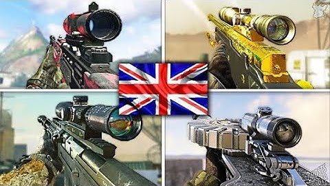 Using EVERY "BRITISH" Gun in Call of Duty [Ghosts619 Reupload]