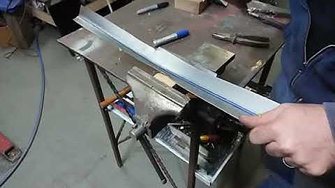 Quick demo hammer forming over a wooden block