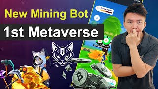 The First Metaverse Telegram Mining | New Mining App in 2024 | Mobiverse Telegram Mining Project