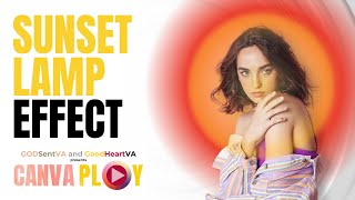 CANVAPLAY | SUNSET LAMP EFFECT screenshot 5