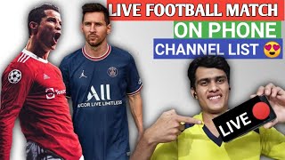 HOW TO WATCH FOOTBALL MATCHES LIVE ON MOBILE PHONE | league 1, EPL, UCL, LALIGA, SERIA , BUNDESLIGA screenshot 4