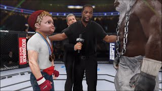 Hasbulla vs. The Goat - EA Sports UFC 4 - Crazy UFC 👊🤪