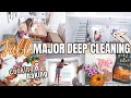 MEGA DEEP CLEAN WITH ME FALL 2020 | EXTREME FALL CLEANING MOTIVATION | REALISTIC DAY OF CLEANING