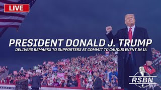 LIVE: President Trump rallies voters at Commit to Caucus event in Coralville, Iowa - 12/13/23