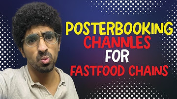 Using the new poster booking channels feature to display multiple menus in fast food chains
