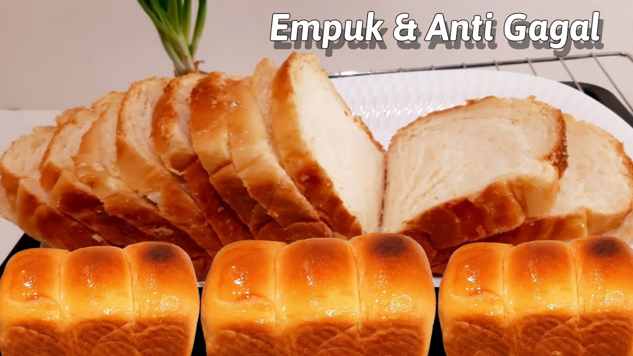 Cara membuat roti tawar lembut anti gagal YouTube Cara membuat roti tawar lembut anti gagal YouTube