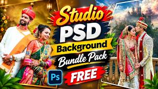 400  PSD Backgrounds for Studio | FREE High Quality Digital Background Pack for Photoshop