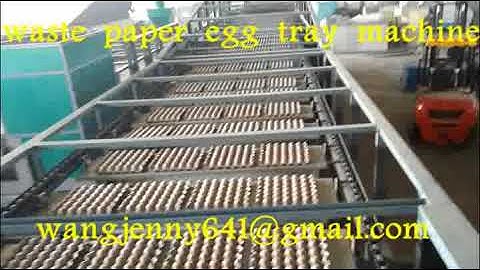 waste paper pulp molding egg tray machine-egg dishes machinery