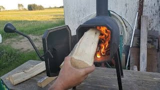 propane bottle wood stove