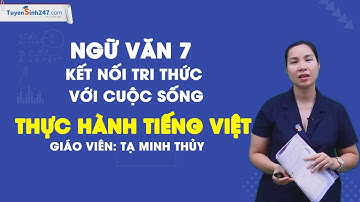 Thực hành tiếng Việt - Ngữ Văn 7 - Kết nối tri thức với cuộc sống - Cô Tạ Minh Thủy