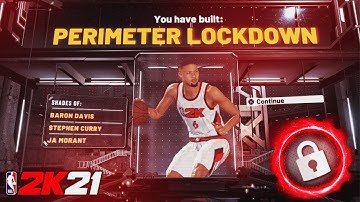 51 BADGES! BEST 2K21 PERIMETER LOCKDOWN PRELUDE BUILD! THIS PURE LOCK SHOOTS LIKE A SHARPSHOOTER!