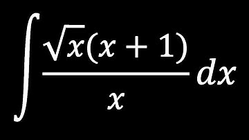 Integral of sqrtx(x+1)/x | HV math Academy