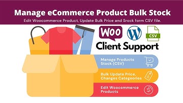How to change Product Category, Edit Product, Manage Bulk Product Stock and Bulk Price Update