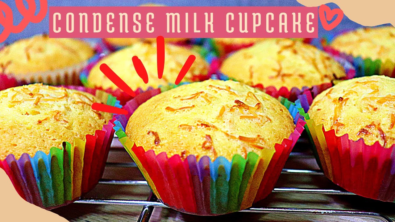 Condense milk cheese cupcake recipe | super soft and cheesy