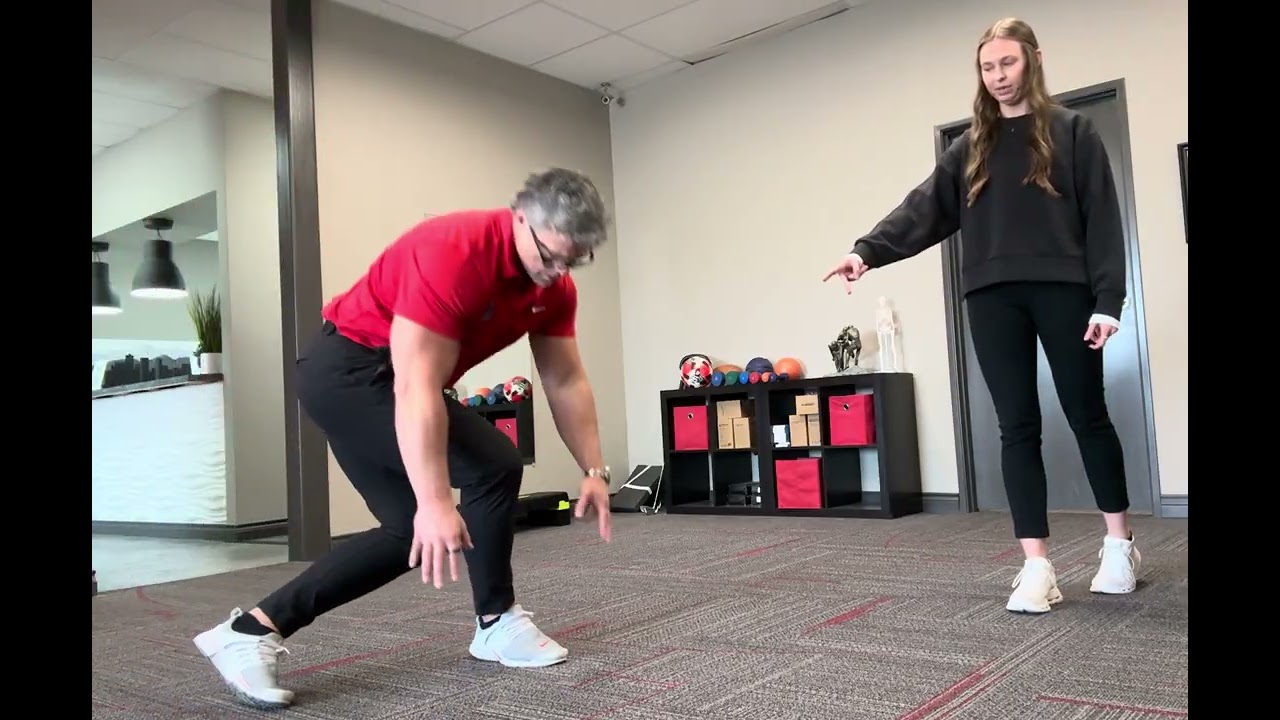 One80 PT exercises: Crossover walk, lunge walk, banded walks