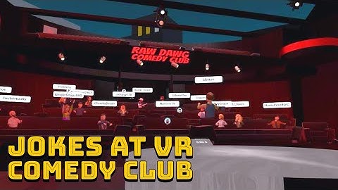 VR Comedian Does Open Mic