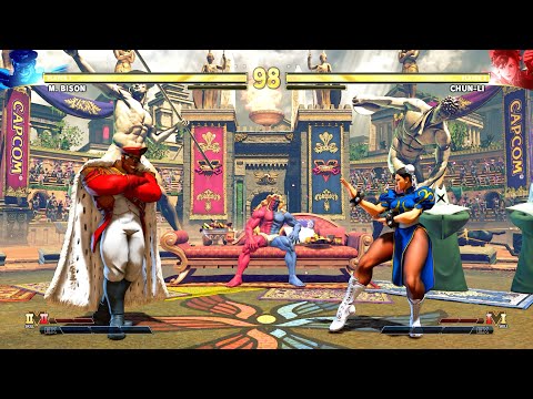 M. Bison vs Chun-Li (Hardest AI) - Street Fighter V (PS5 4K 60FPS)