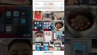Upload video to Cozyla Frame screenshot 1